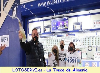 La Trece de Almeria es tu loteria por internet