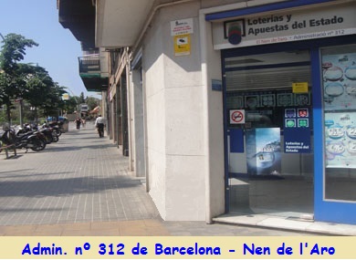 Administracion nº 312 de Barcelona Nen de l'Aro