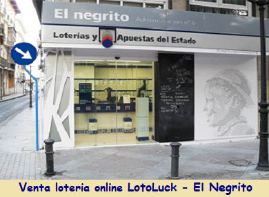 Venta de loteria online LotoLuck-El Negrito