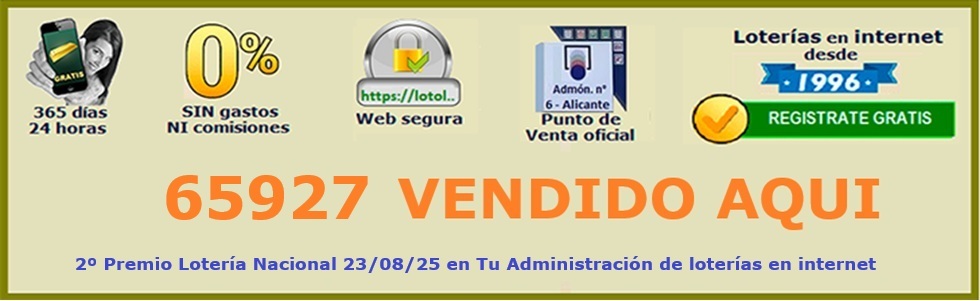 Venta de loteria online LotoLuck-El Negrito